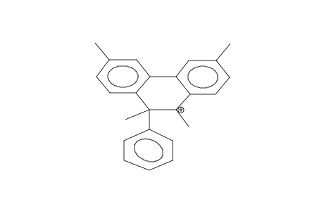 3,6,9,10-TETRAMETHYL-9-PHENYLPHENANTHRENONIUM CATION