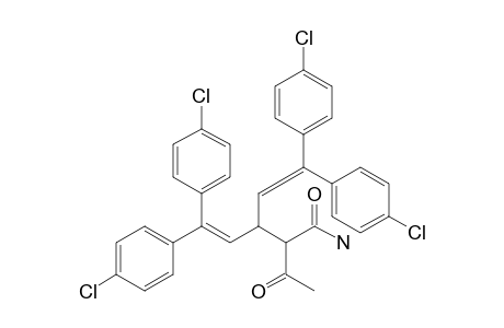 2-Acetyl-3-[2,2-bis(4-chlorophenyl)ethenyl]-5,5-bis(4-chlorophenyl)-4-pentenamide