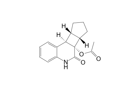 (+/-)-(6a.alpha.,6b.beta.,9a.beta.,9b.alpha.)-6a-(Acetyloxy)-5,6a,6b,7,8,9,9a,9b)octahydro-6H-cyclopenta[3,4]cyclobuta[1,2-c]quinolin-6-one