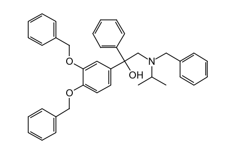 alpha-[(BENZYLISOPROPYLAMINO)METHYL]-3,4-BIS(BENZYLOXY)BENZHYDROL