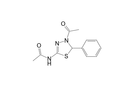 4-ACETYL-2-ACETYLAMINO-5-PHENYL-4,5-DIHYDRO-1,3,4-THIADIAZOLE