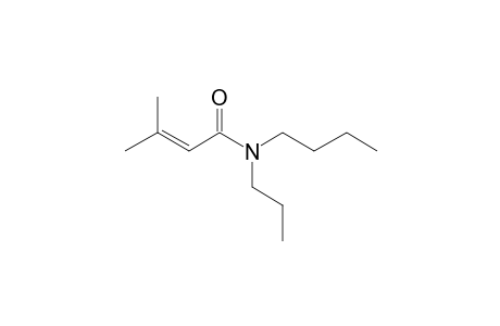 but-2-Enoylamide, 3-methyl-N-propyl-N-butyl-