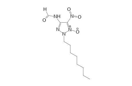 5-Nitro-2-octyl-1-oxido-2H-1,2,3-triazol-4-ylformamide