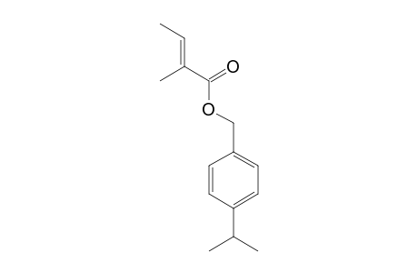 Cymen-7-yl tiglate, para