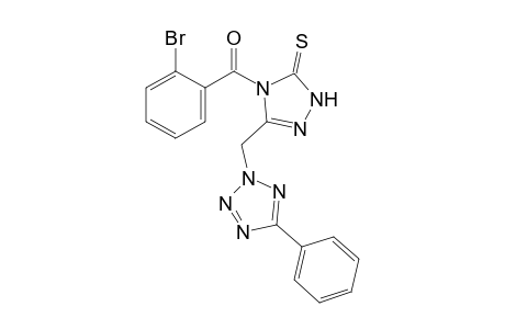 (2-bromophenyl)-[3-[(5-phenyl-1,2,3,4-tetrazol-2-yl)methyl]-5-sulfanylidene-1H-1,2,4-triazol-4-yl]methanone