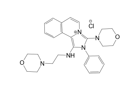 3-(Morpholin-4-yl)-1-{[2-(morphlin-4-yl)ethyl]amino}-2-phenyl-2H-imidazo[5,1-a]isoquinolinium Chloride