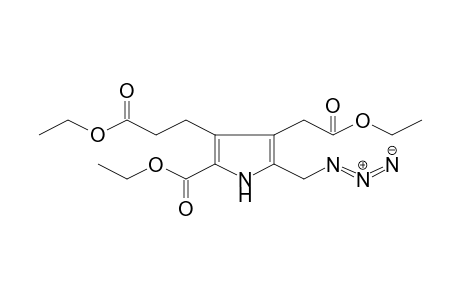 5-Azidomethyl-3-(2-ethoxycarbonyl-ethyl)-4-ethoxycarbonylmethyl-1H-pyrrole-2-carboxylic acid, ethyl ester