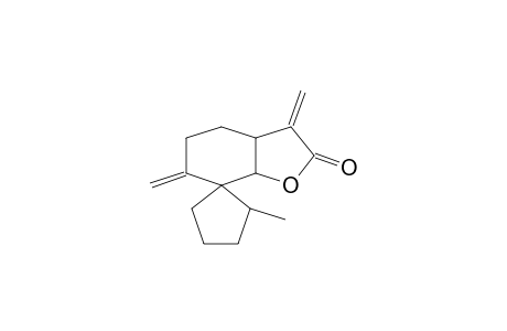 SPIRO[BENZOFURAN-7(4H),1'-CYCLOPENTAN]-2(3H)-ONE, TETRAHYDRO-2'-METHYL-3,6-BIS(METHYLENE)-