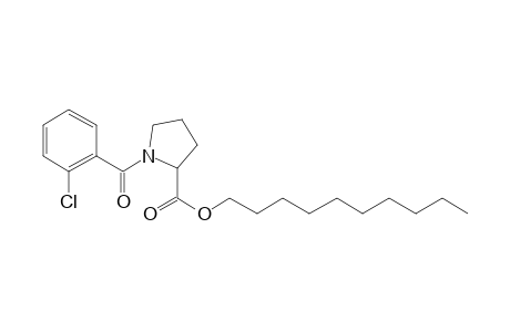 L-Proline, N-(2-chlorobenzoyl)-, decyl ester