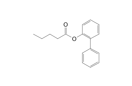 Valeric acid, 2-biphenyl ester