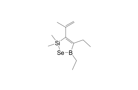 1-Selena-2-sila-5-boracyclopent-3-ene, 4,5-diethyl-2,2-dimethyl-3-(1-methylethenyl)-