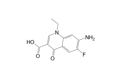 3-Quinolinecarboxylic acid, 7-amino-1-ethyl-6-fluoro-1,4-dihydro-4-oxo-