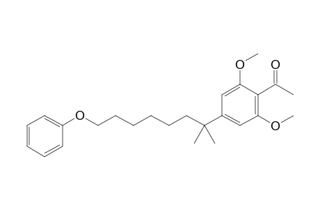 1-[2,6-dimethoxy-4-(2-methyl-8-phenoxy-octan-2-yl)phenyl]ethanone