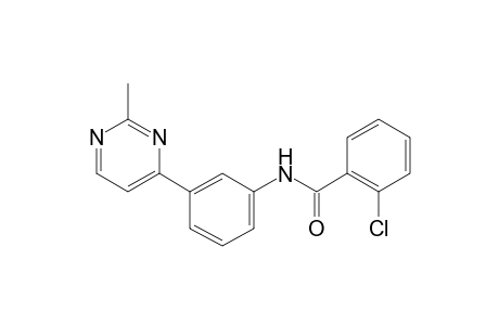 2-chloro-3'-(2-methyl-4-pyrimidinyl)benzanilide