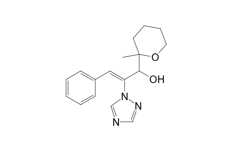 1H-1,2,4-Triazole-1-ethanol, beta-(phenylmethylene)-alpha-(tetrahydro-2-methyl-2H-pyran-2-yl)-