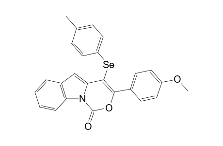 3-(4-Methoxyphenyl)-4-(p-tolylselanyl)-1H-[1,3]oxazino[3,4-a]indol-1-one