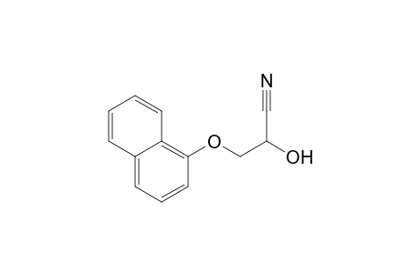 2-hydroxy-3-(1-naphthyloxy)propionitrile