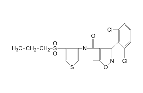 3-(2,6-dichlorophenyl)-5-methyl-N-[4-(propylsulfonyl)-3-thienyl]-4-isoxazolecarboxamide