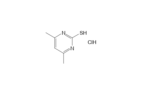 4,6-dimethyl-2-pyrimidinethiol, hydrochloride