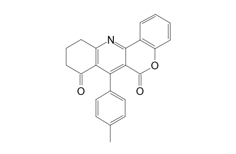 7-(4-Methylphenyl)-10,11-dihydro-6H-chromeno[4,3-b]quinoline-6,8-dione