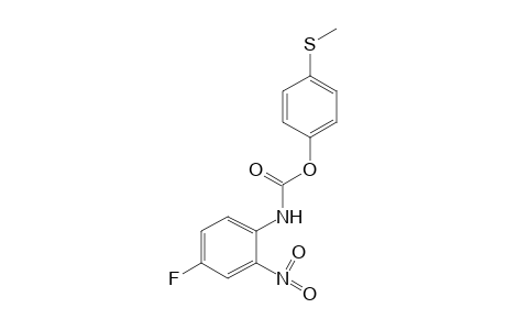 4-fluoro-2-nitrocarbanilic acid, p-(methylthio)phenyl ester