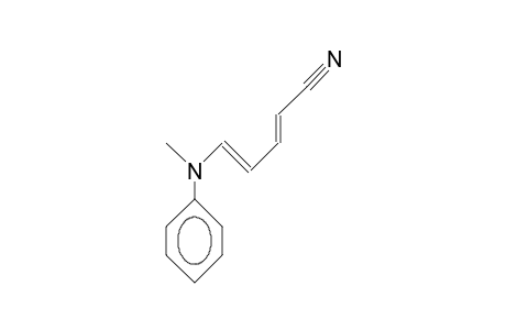 N-Methyl-N-phenyl-5-amino-2,4-(E,E)-pentadienenitrile