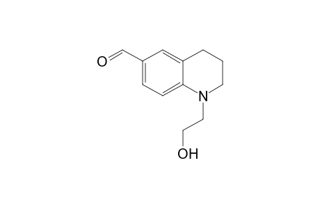 1-(2-hydroxyethyl)-1,2,3,4-tetrahydroquinoline-6-carbaldehyde