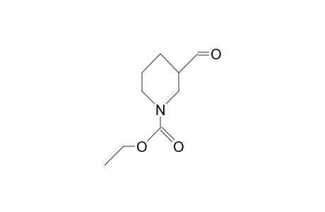 3-Formyl-1-piperidinecarboxylic acid, ethyl ester