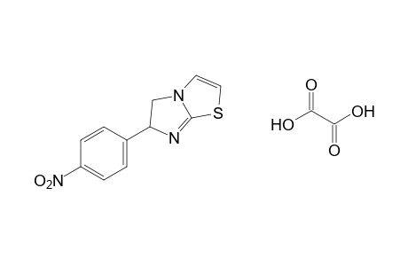 5,6-dihydro-6-(p-nitrophenyl)imidazo[2,1-b]thiazole, oxalate