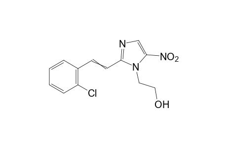 2-(o-chlorostyryl)-5-nitroimidazole-1-ethanol
