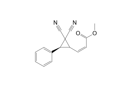 Methyl 3-[(1R,3S)-2',2'-dicyano-3'-phenylcyclopropyl]-(2 Z)-prop-2-enoate