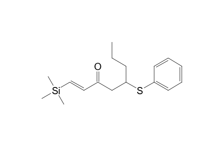 1-Octen-3-one, 5-(phenylthio)-1-(trimethylsilyl)-, (E)-