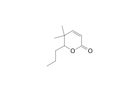 5,6-Dihydro-5,5-dimethyl-6-propyl-2H-pyran-2-one