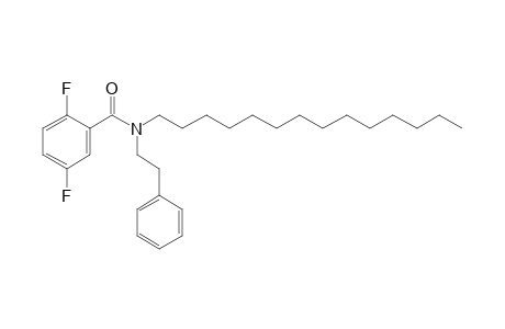 Benzamide, 2,5-difluoro-N-(2-phenylethyl)-N-tetradecyl-