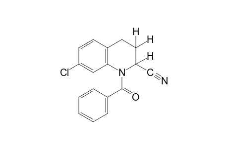 1-benzoyl-7-chloro-1,2,3,4-tetrahydroquinaldonitrile