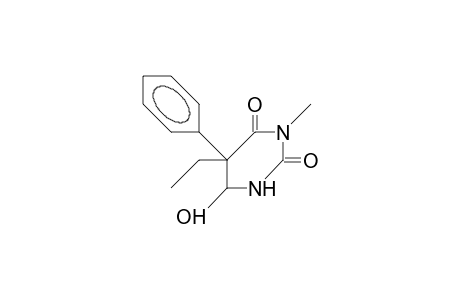 5-ETHYL-4-HYDROXY-1-METHYL-5-PHENYL-2,6-(1H,3H,5H)-PYRIMIDINEDIONE