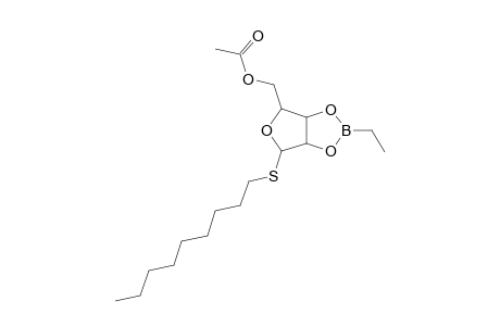 beta-D-LYXOFURANOSIDE, 5-O-ACETYL-2,3-O-ETHYLBORANDIYL-1-THIONONYL-