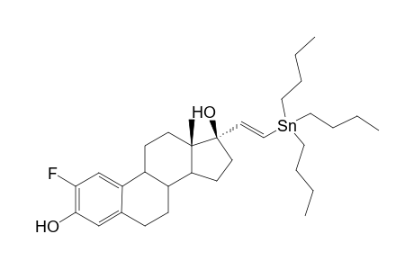 2-Fluoro-(17.alpha.,20E)-21-(tri-n-butylstannyl)vinylestradiol