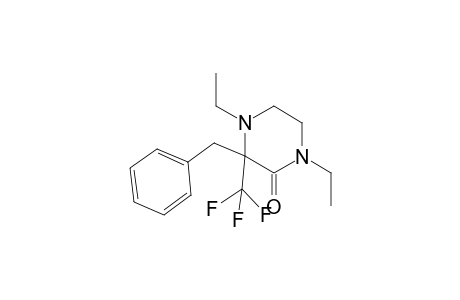 3-Benzyl-1,4-diethyl-3-(trifluoromethyl)piperazin-2-one