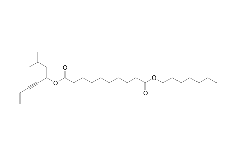 Sebacic acid, heptyl 2-methyloct-5-yn-4-yl ester