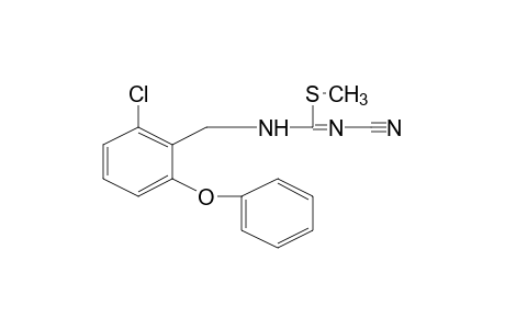 3-(2-chloro-6-phenoxybenzyl)-1-cyano-2-methyl-2-thiopseudourea