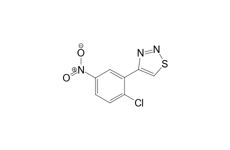 4-(2-Chloro-5-nitrophenyl)-1,2,3-thiadiazole