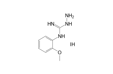 1-amino-3-(o-methoxyphenyl)guanidine, monohydroiodide