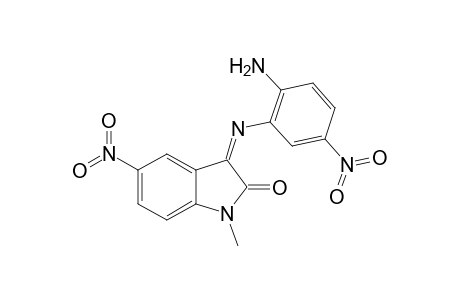 (3Z)-3-[(2-Amino-5-nitrophenyl)imino]-1-methyl-5-nitro-1,3-dihydro-2H-indol-2-one