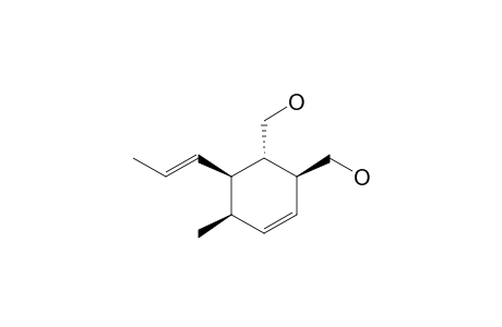 (+/-)-1,2-DIHYDROXYMETHYL-5-METHYL-6-(1-PROPENYL)-3-CYCLOHEXENE