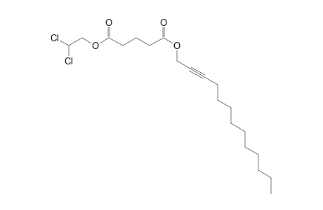 Glutaric acid, tridec-2-yn-1-yl 2,2-dichloroethyl ester