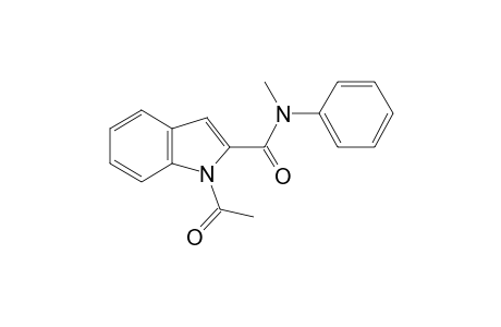 N-Methyl-N-phenyl-1H-indole-2-carboxamide, N'-acetyl