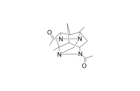 7,12-DIACETYL-2,9-DIMETHYL-1,7,8,12-TETRA-AZAPENTACYCLO-[6.4.1.1(2,6).0(3,11).0(5,9)]-TETRADECANE