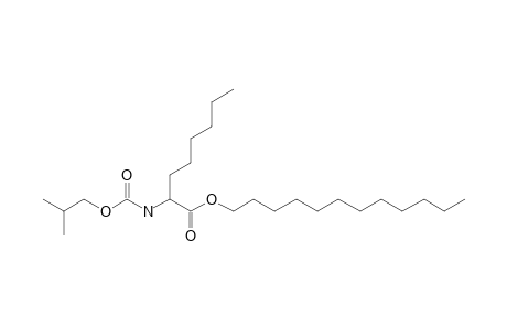 2-Aminocaprylic acid, N-isobutoxycarbonyl-, dodecyl ester