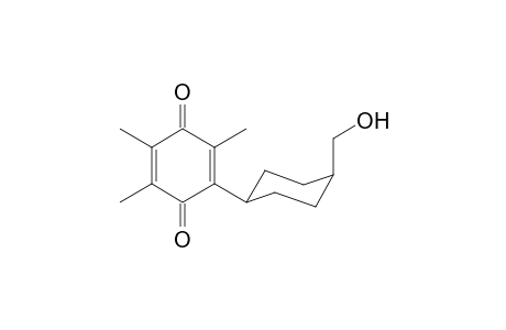 2-[4(a)-(Hydroxymethyl)cyclohex-(e)-yl]-3,5,6-trimethyll-1,4-benzoquinone